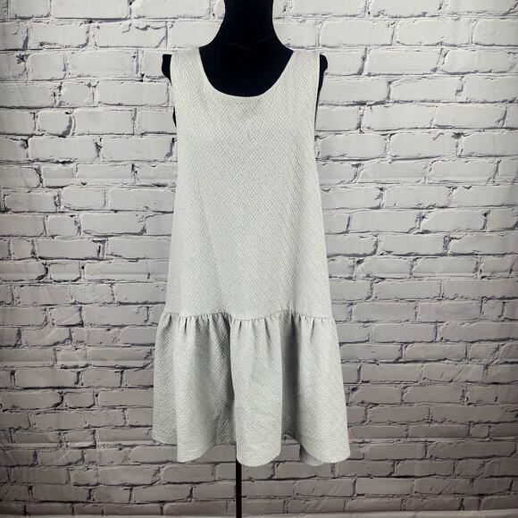 Free People Easy Street Swing Dress Womens L lagenlook boho chic quilted - Picture 1 of 8